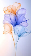 Abstract Flower Illustration