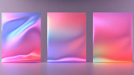 Fototapeta premium Abstract 3D Background: Pastel Gradient