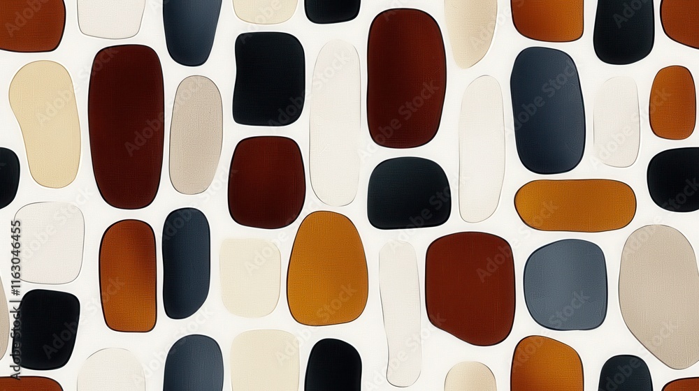 Poster abstract colorful stones pattern for modern background and creative design projects