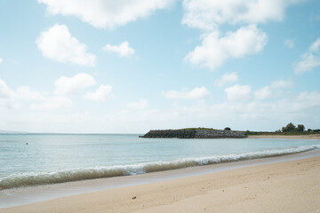 beach with sky