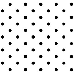 Black dots pattern on white background special decoration