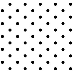 Black dots pattern on white background special decoration	
