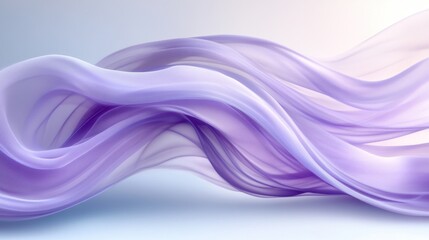 Obraz premium Abstract flowing purple and light blue fabric.