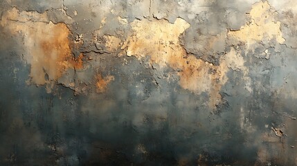 Rustic weathered metal surface with torn textures and an aged finish design picture
