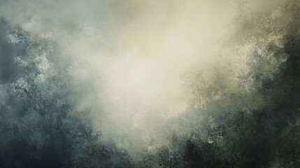 Abstract Textured Background in Muted Greens and Beige