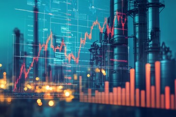Petrochemical industry growth  crude oil production surge and rising energy sector investment trends
