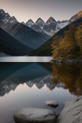 Mountain And Lake