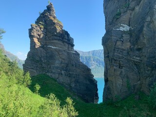 Fototapeta premium Mountain and fjord