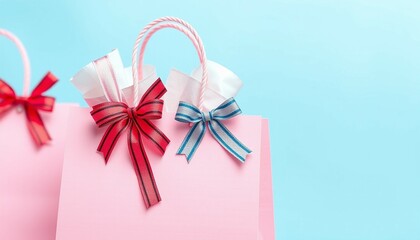 gift bag with ribbon