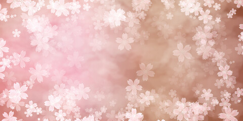 和柄　桜　春　背景