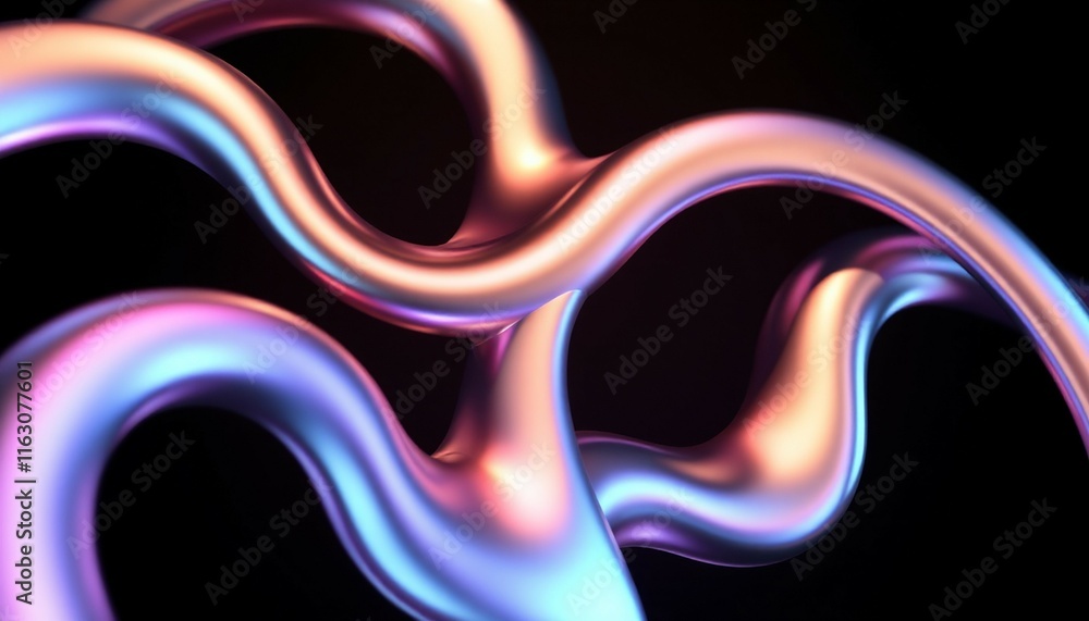 Poster abstract background with colorful lines