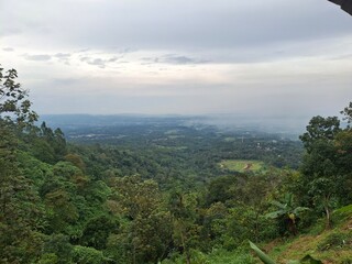 view from the top of the mountain beatiful