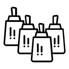 Obraz premium ink bottle icon