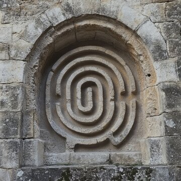 Chartres Labyrinth: A Simple Path to Find the Exit While Avoiding Wrong Turns