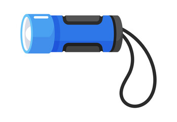 Handy flashlight lamp vector illustration © Pavlo Syvak