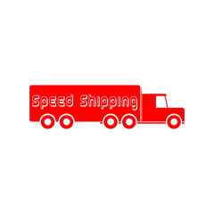Boost Your Designs with 'Speed Shipping' – Premium Vector Illustration for Fast Delivery Themes on Adobe Stock