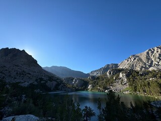 lake in the mountains