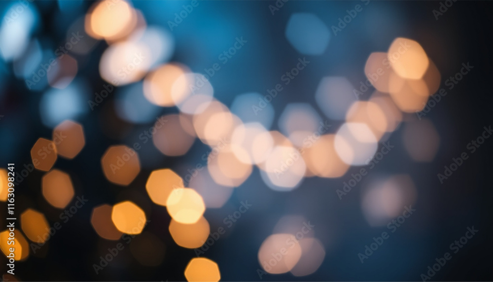 Poster abstract bokeh background