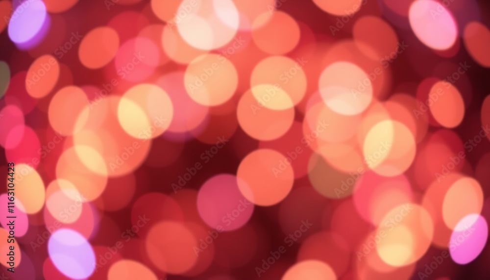 Poster abstract background with bokeh