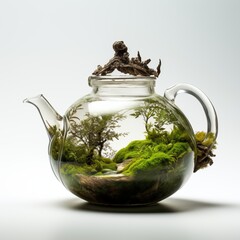 The plant world in a teapot