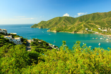 Taganga Bay, Noth Colombia on the Caribbean Coastline