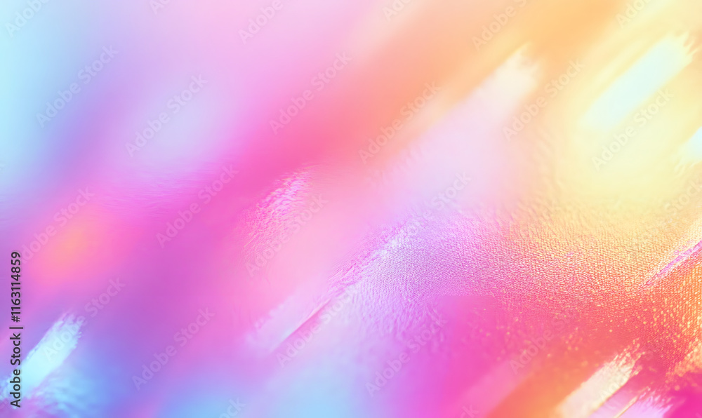 Poster abstract pastel holographic blurred grainy gradient background texture. colorful digital grain soft 