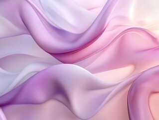 Obraz premium Minimalist abstract art with soft gradients and flowing lines, pastel tones, clean modern design, calming and serene atmosphere, sharp clean details