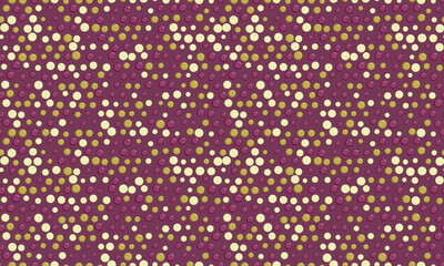 Round spotted pattern with abstract geometric circles. Ideal for seamless wallpapers, textile prints, or trendy backgrounds with a creative touch.