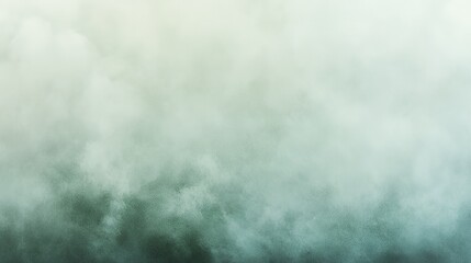 Abstract Green Mist Soft Cloud Background