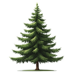 Obraz premium tree isolated on white background, tree vector, tree illustration