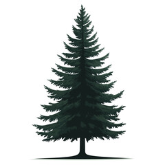 Obraz premium tree isolated on white background, tree vector, tree illustration