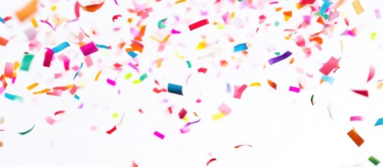 Obraz premium Colorful Confetti Celebration: A Festive Burst of Joy