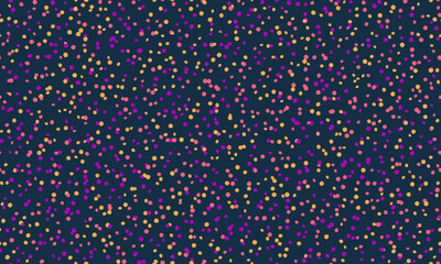 Seamless spotted pattern with abstract round shapes. Ideal for textile fabrics, wallpapers, or poster backgrounds with a creative geometric style.