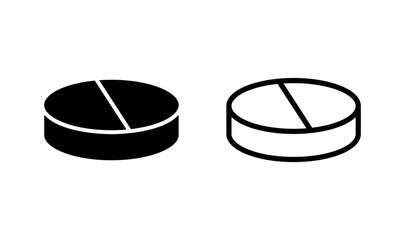 Pills icon logo design. capsule icon. Drug sign and symbol