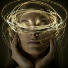 Energy and Mindfullness Healing Hands working human