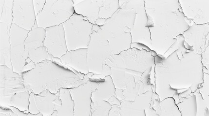 Fototapeta premium White Plaster Wall: Bloated and Pluff Texture Background.