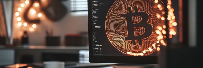 Cryptocurrency Code: Digital Currency Displayed on Screen
