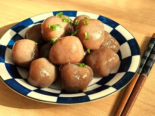 玉コンニャクの煮物