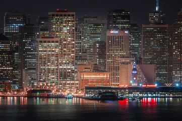 Port Of San Francisco At Night