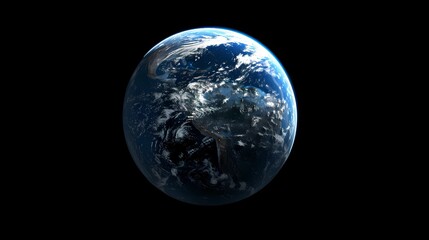 Obraz premium 3D rendering of the Earth from space