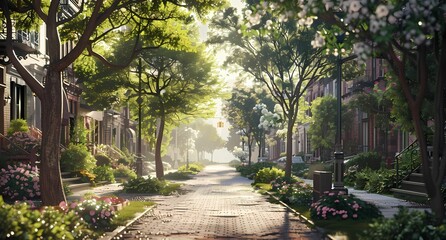 Obraz premium the street in new york city