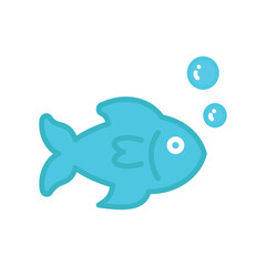 fish icon vector design template elegant style art