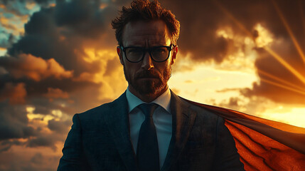 困った時のヒーロー、ビジネスマン