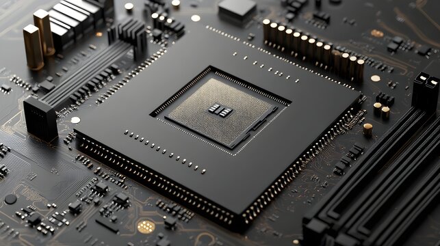 Central Processing Unit Integrated Into Motherboard