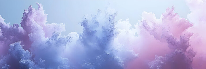 Naklejka premium Abstract Purple and Blue Cloud Background