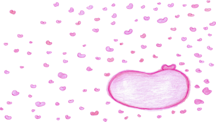 ピンクの水玉6