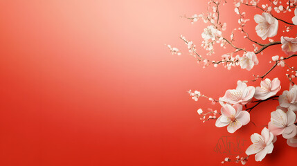 Abstract 2025 Happy New Year illustration with seasonal greeting in white and red with festive ornaments 