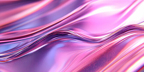 Pink Purple Liquid Abstract 3D Background