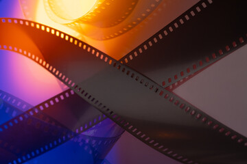 film for cinematic color background