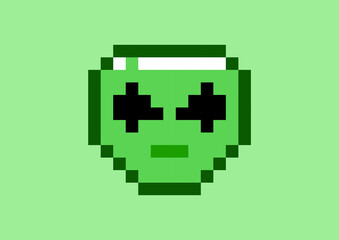 Alien pixel art